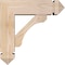 Ekena Millwork Legacy Arts and Crafts Smooth Bracket w/ Offset Brace, Douglas Fir, 5 1/2"W x 16"D x 16"H BKT0604X16X16LEC03SDF - alternate 3